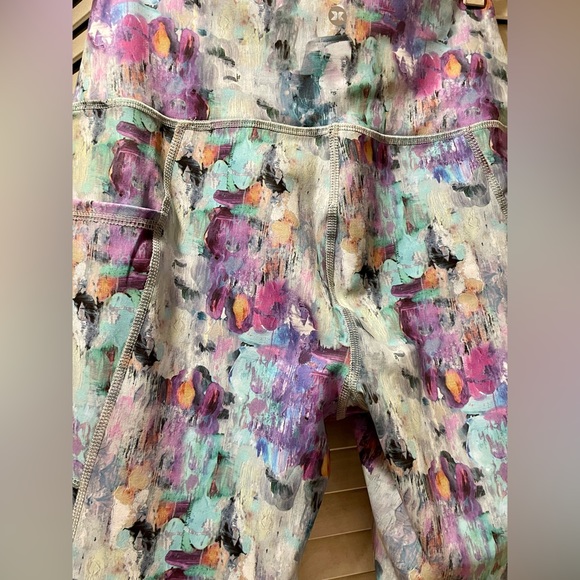 RBX Brush Stroke Paint Splatter Print Watercolor Colorful Leggings Sz S P SP - Picture 7 of 16